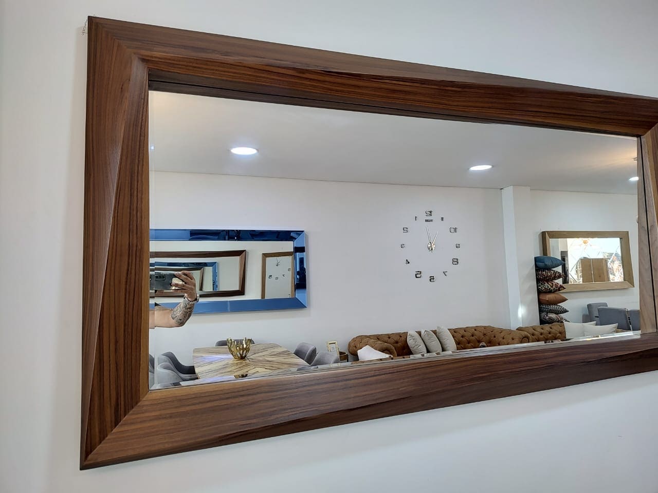 Espejo redondo decorativo